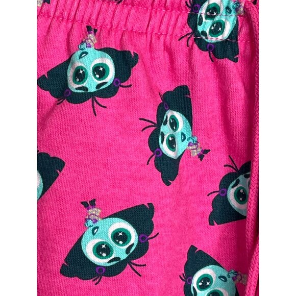 Inside Out 2 Disney Shorts Womens Medium Graphic Sweat Active Pink Blue Envy - Picture 14 of 16